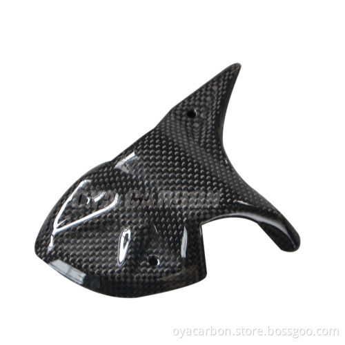 Carbon Fiber Heat Shield for Mv Rivale 800 2013
